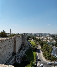 Jerusalem outside wall