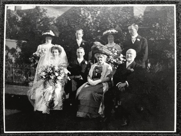 Wedding Joshua Domville junior Grannys brother 1912