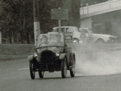 Austin Seven on the road